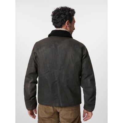 manufactum Herren-Deckjacket Dunkelbraun Discount Store für neue Produkte