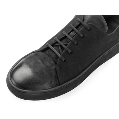 manufactum Herrenschuh Zwirn-Doppel-Pilot Schwarz Super Rabatt