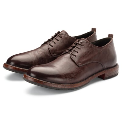 manufactum Herren-Halbschuh Dunkelbraun Clearance-Verkauf