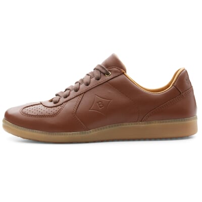 manufactum Herren-Sneaker Rindleder Braun Im Verkauf