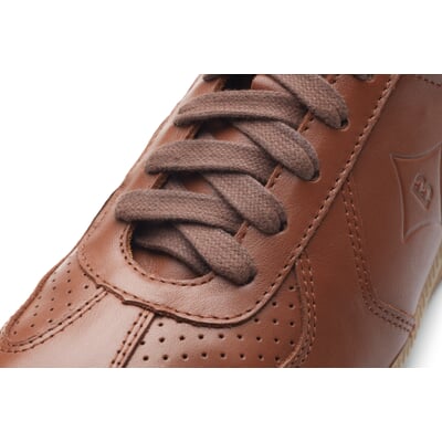 manufactum Herren-Sneaker Rindleder Braun Im Verkauf