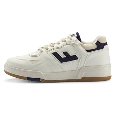 manufactum Herren-Sneaker Leonardo Weiß-Blau zollfrei