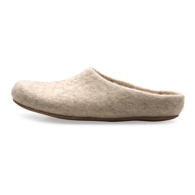 manufactum Filzpantoffel Coburger Fuchsschaf Beige Auslauf