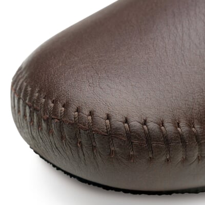 manufactum Unisex-Hausschuh Rindleder Braun Angebote