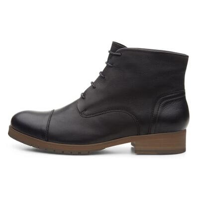 manufactum Hoher Herrenschuh Rindleder Schwarz im Angebot