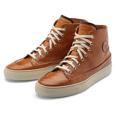 manufactum Herren-Leder-Schnürboot Cognac Günstiger Verkauf