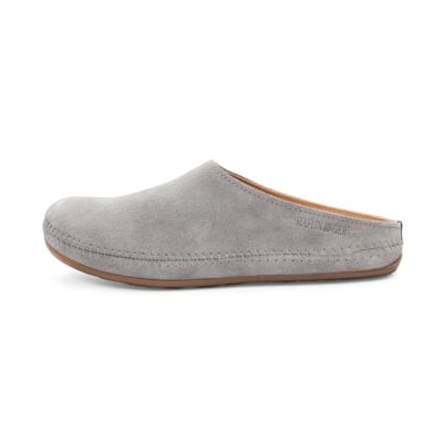 manufactum Velourspantoffel Grafit Flash Sale