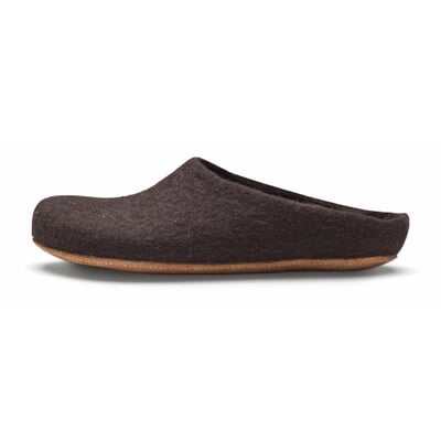 manufactum Filzpantoffel Juraschaf Dunkelbraun Begrenztes Angebot