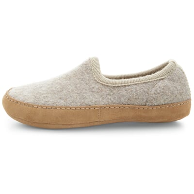 manufactum Unisex-Schlupfhausschuh Beige Black Friday