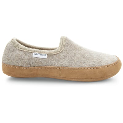 manufactum Unisex-Schlupfhausschuh Beige Black Friday