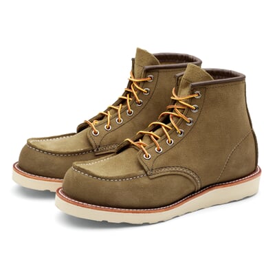 manufactum Herren-Moc Boot Rauleder Oliv Jubiläumsangebot