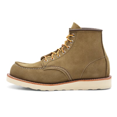 manufactum Herren-Moc Boot Rauleder Oliv Jubiläumsangebot
