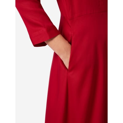 manufactum Damen-Midikleid Rot Bis zu 65% Rabatt