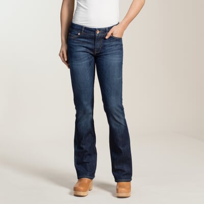 manufactum Damenjeans Bootcut Blau Super Rabatt