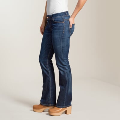 manufactum Damenjeans Bootcut Blau Super Rabatt
