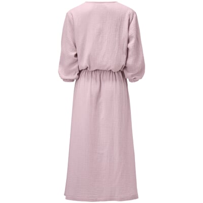 manufactum Damen-Wickelkleid Musselin Rosé Clearance-Verkauf