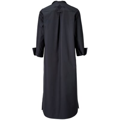 manufactum Damen-Hemdblusenkleid Blauschwarz Kostenloser Versand international