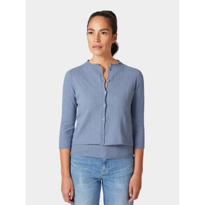 manufactum Damen-Strickjacke Hellblau Begrenzt auf 3 Tage