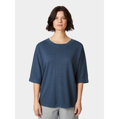 manufactum Damenshirt Halbarm Blau Limitierter Zeitrabatt