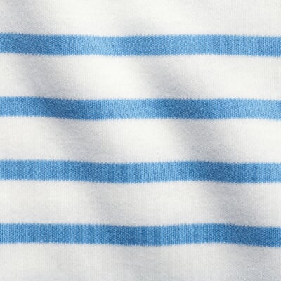 manufactum Damen-Matrosenshirt Weiß-Hellblau Fabrik Onlineshop