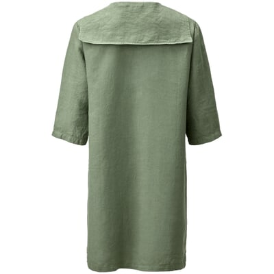 manufactum Damen-Leinenkleid Grün Saisonschlussverkauf