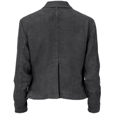 manufactum Damen-Wickelblazer kurz Anthrazit Muttertagsangebot
