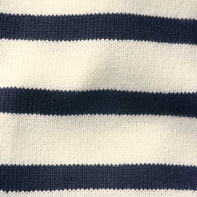 manufactum Damen-Strickpullover Natur-Marine Jubiläumsangebot