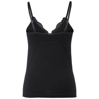 manufactum Damen-BH-Hemd mit Spitze Schwarz Tiefpreis