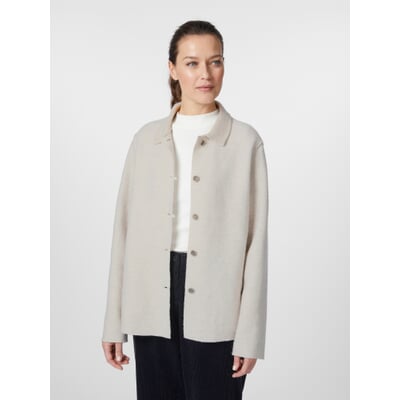 manufactum Damen-Wolljacke Naturweiß Wochenangebot