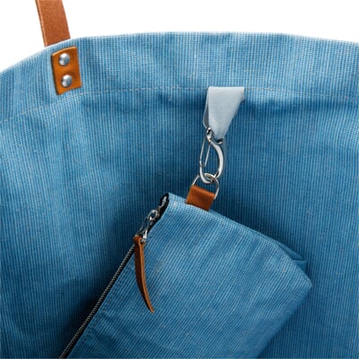 manufactum Handtasche Segeltuch Hellblau Letzte 2 Tage