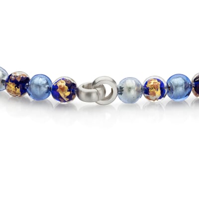 manufactum Collier Muranoglas Kobalt Super Rabatt