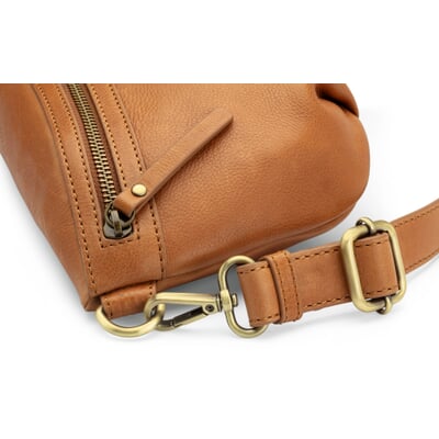 manufactum Damen-Gürteltasche Leder Cognac Clearance-Verkauf