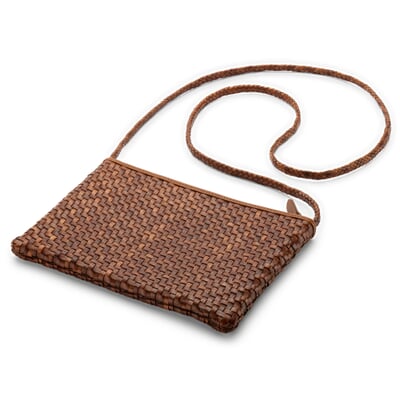 manufactum Damen-Ledertasche geflochten Fabrikladen