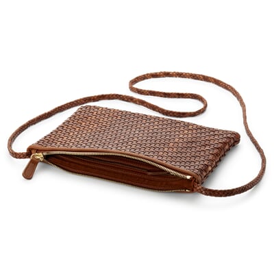 manufactum Damen-Ledertasche geflochten Fabrikladen
