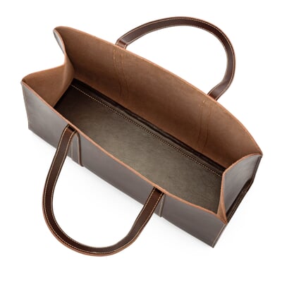 manufactum Shopper Rindleder Braun Speichern exportieren