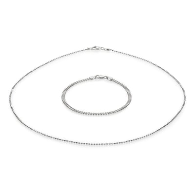 manufactum Halskette diamantiert Silber Günstiger Verkauf