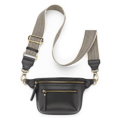 manufactum Hüft-Schultertasche Schwarz Fabrikverkauf