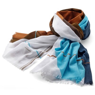 manufactum Damen-Schultertuch Print Multicolor Meist gekauft