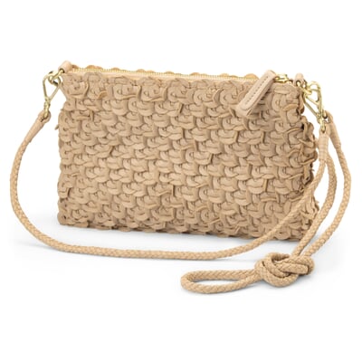 manufactum Damen-Handtasche strukturiert champagner