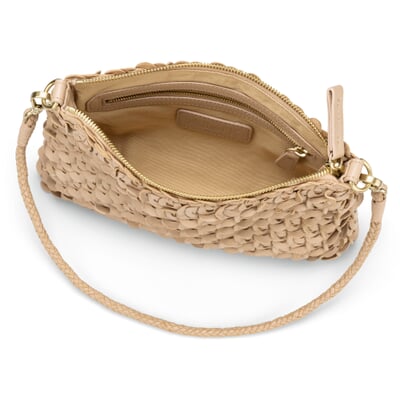 manufactum Damen-Handtasche strukturiert champagner Flash Sale