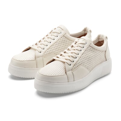 manufactum Damen-Ledersneaker Natur