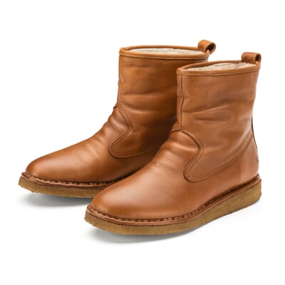 manufactum Damen-Halbstiefel gefüttert Natur