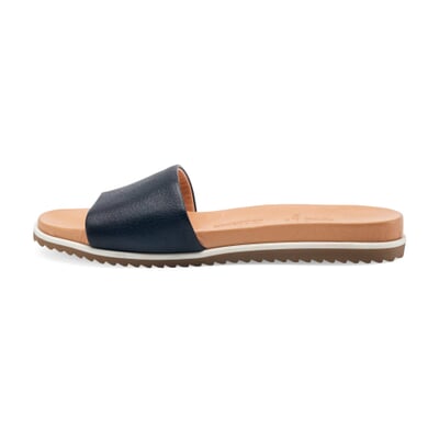 manufactum Damen-Lederpantolette Dunkelblau Neueste Stile