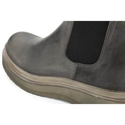 manufactum Damen-Lederboot Grau Letzter Tag