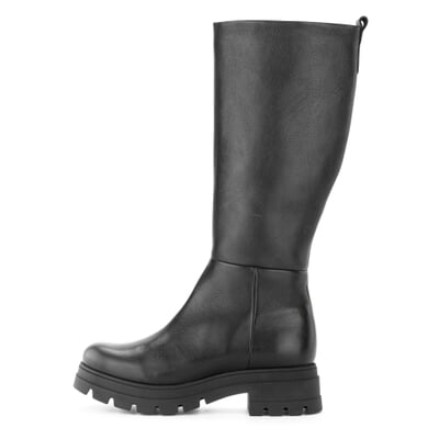 manufactum Damen-Lederstiefel Schwarz Bis zu 50% Rabatt