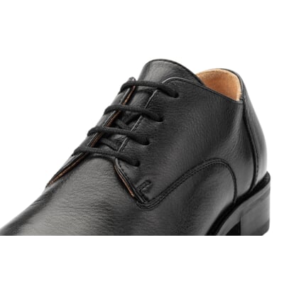 manufactum Damen-Schnürhalbschuh Schwarz Nur noch ein Tag übrig