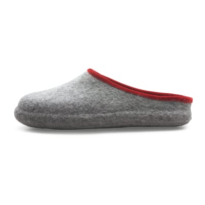 manufactum Filzpantoffel Damen Hellgraumelange Riesige Rabatte