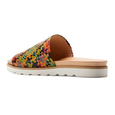 manufactum Damen-Flechtpantolette Multicolor 50% Rabatt mit kostenlosem Versand