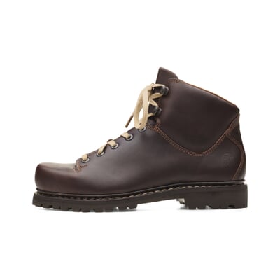 manufactum Damen-Schnürschuh Rindleder Dunkelbraun Kostenloser Versand international