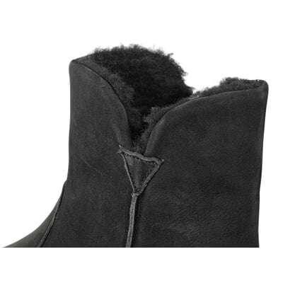 manufactum Damen-Nubukboot gefüttert Schwarz Fabrikladen